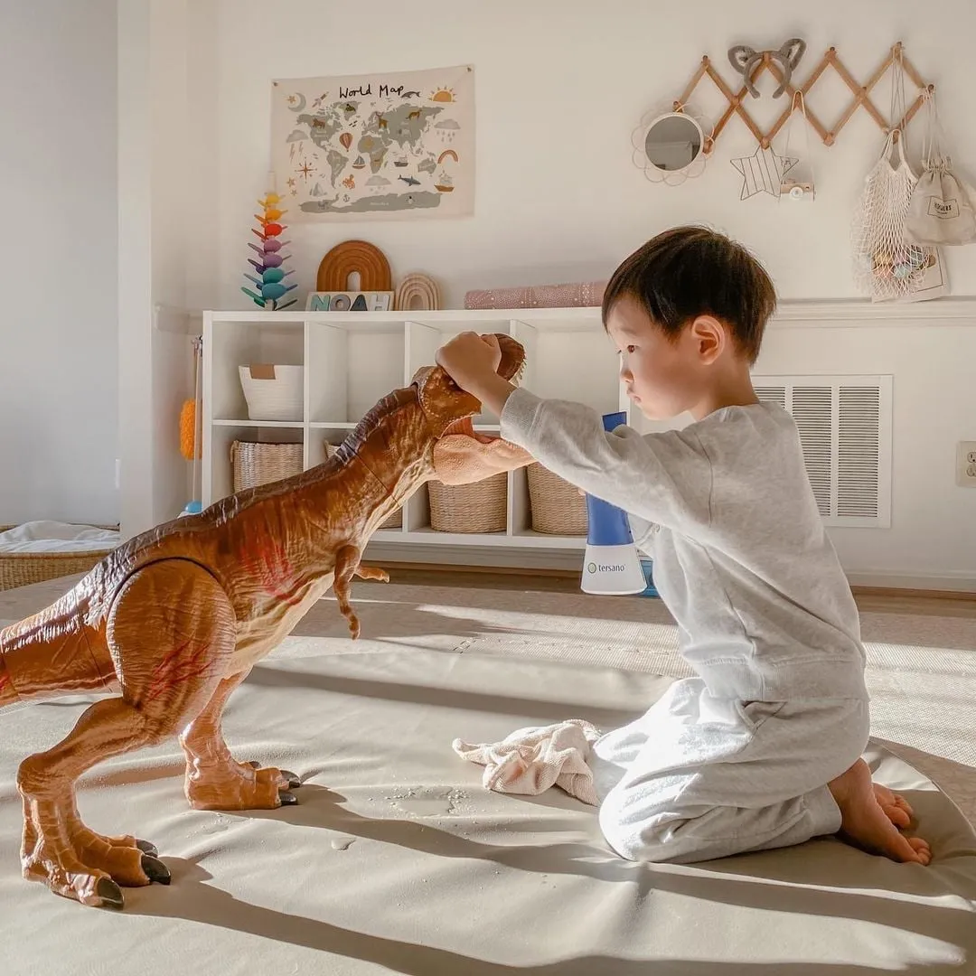 Sometimes kids get curious about the household chores we adults do, like clearing lunch dishes...